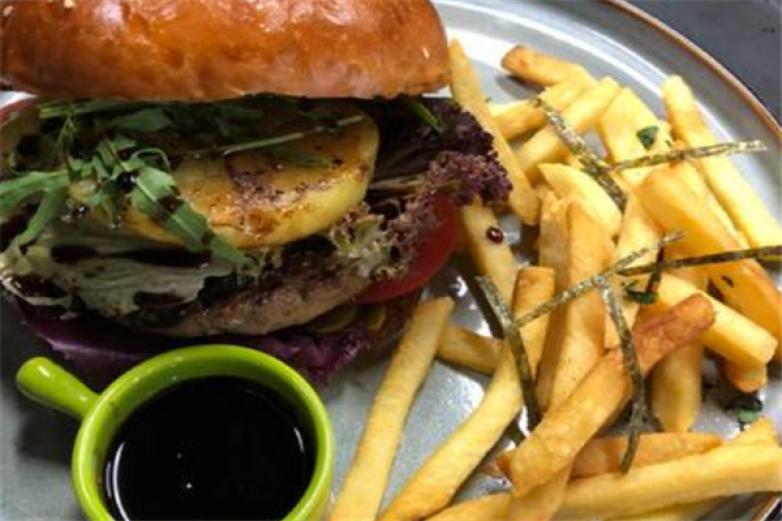 摩卡町炸鸡汉堡